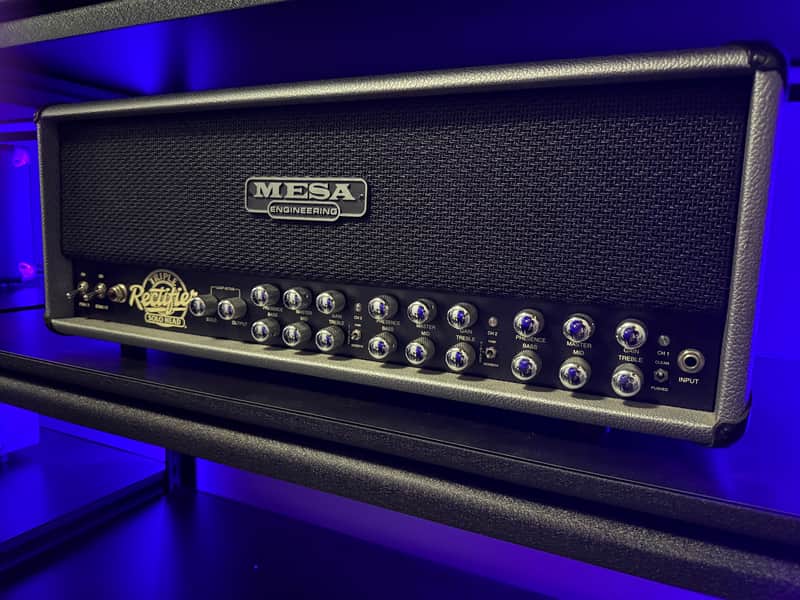 Mesa Boogie Triple Rectifier Solo Head - Silver/Black image 1