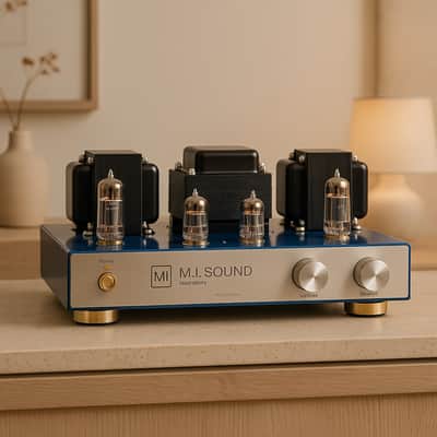 M.I. Sound Laboratory Sound Laboratory PP QQE03/12 Rare Vintage NEW Custom Tube Amplifier Warranty image 1