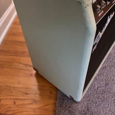 Fender Custom Shop Prosonic Professional Tube Amp Combo Green Lizard w/ foot switch & custom cover image 3