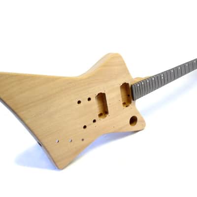 E-Gitarren-Bausatz/Guitar DIY Kit ML-Factory® Explorer-Style Mahagoni image 3