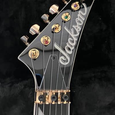 Jackson MJ Series Rhoads RR24MG 2023 Black with Yellow Pinstripes image 4