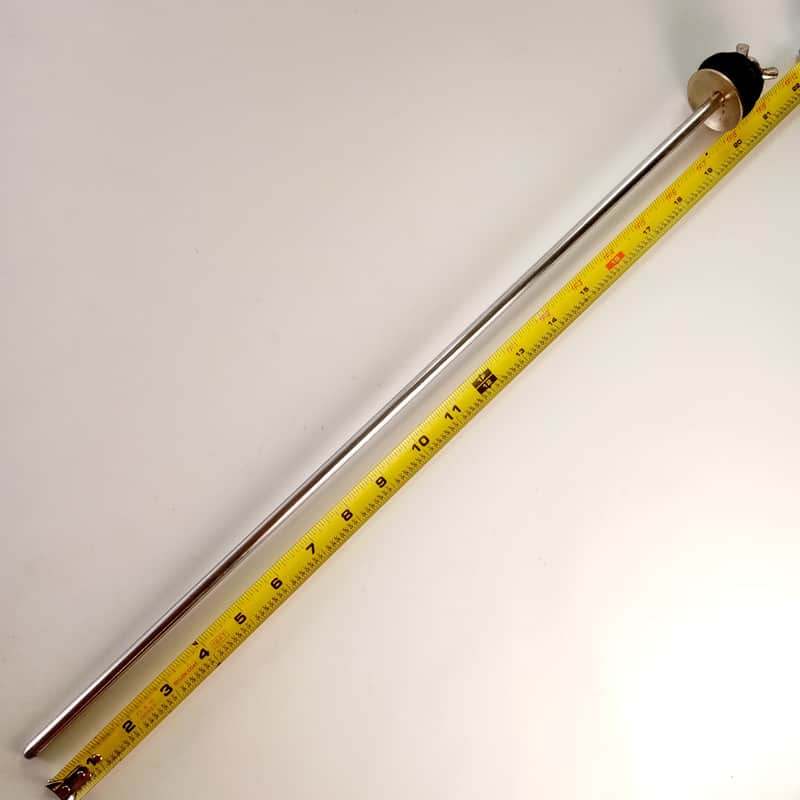 Ludwig/Leedy 5/16x21" Rod Straight Arm Chrome Cymbal Holder Mount Vintage30s USA image 1