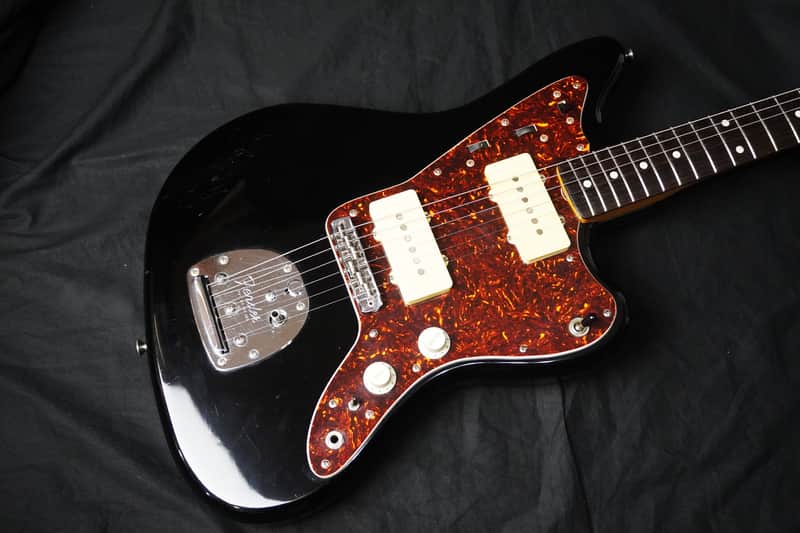 Fender Jazzmaster (1988) – JM66-70 Black / Fujigen Japan E-Serial / Vintage MIJ / Rare image 1