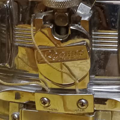 Rogers Dynasonic 14"x5" Snare Drum 60's - Chrome Over Brass image 3