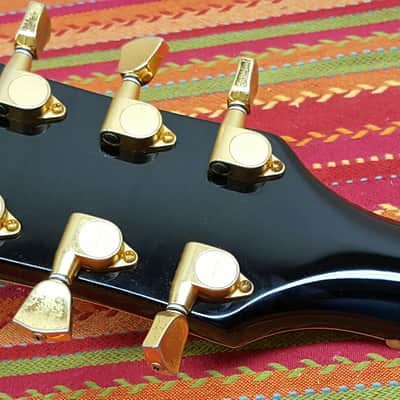 1985 Burny Les Paul Custom Black Beauty VH1 Pickups Made in Japan MIJ CIJ BB Super Grade RLG FLG image 16