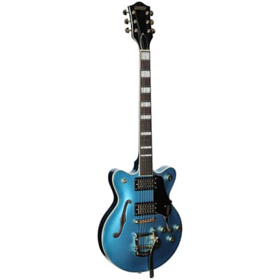 Gretsch G2655T Streamliner Center Block Junior Electric Guitar with Bigsby Tremolo, Riviera Blue image 2