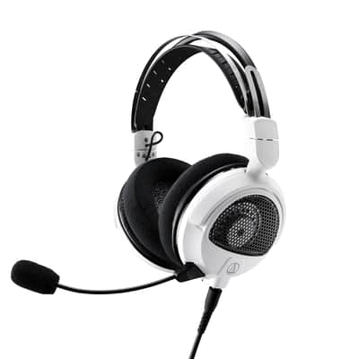 Audio-Technica ATH-GDL3WH Open-Back Gaming Headset, White image 1