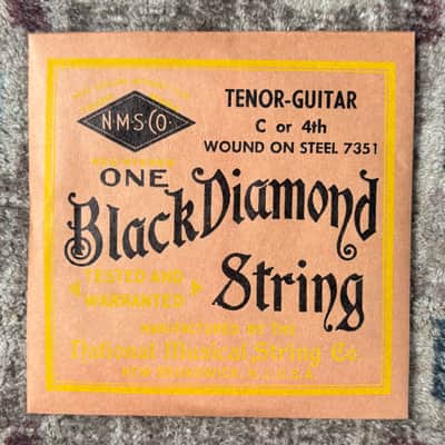 1930s Tenor Guitar C or 4TH Wound On Steel 7351 Vintage Guitars Strings! image 3
