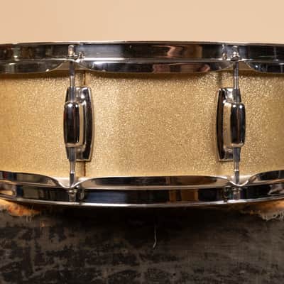 1970s Ludwig 5x14 Standard Silver Mist Snare Drum image 5