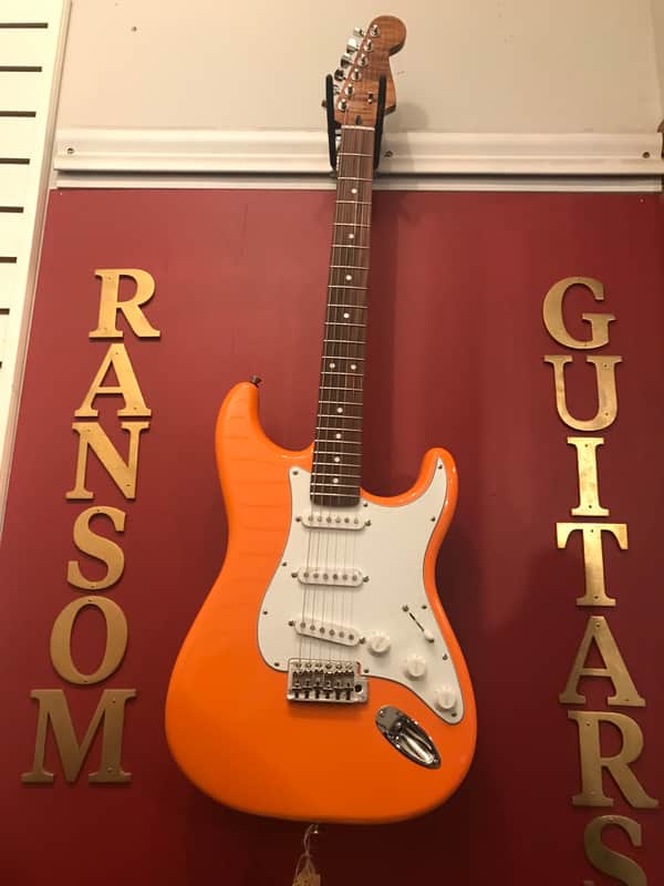 Ransom "Strat" style fiesta red electric guitar strat style 2026 - Fiesta Red urethane image 1