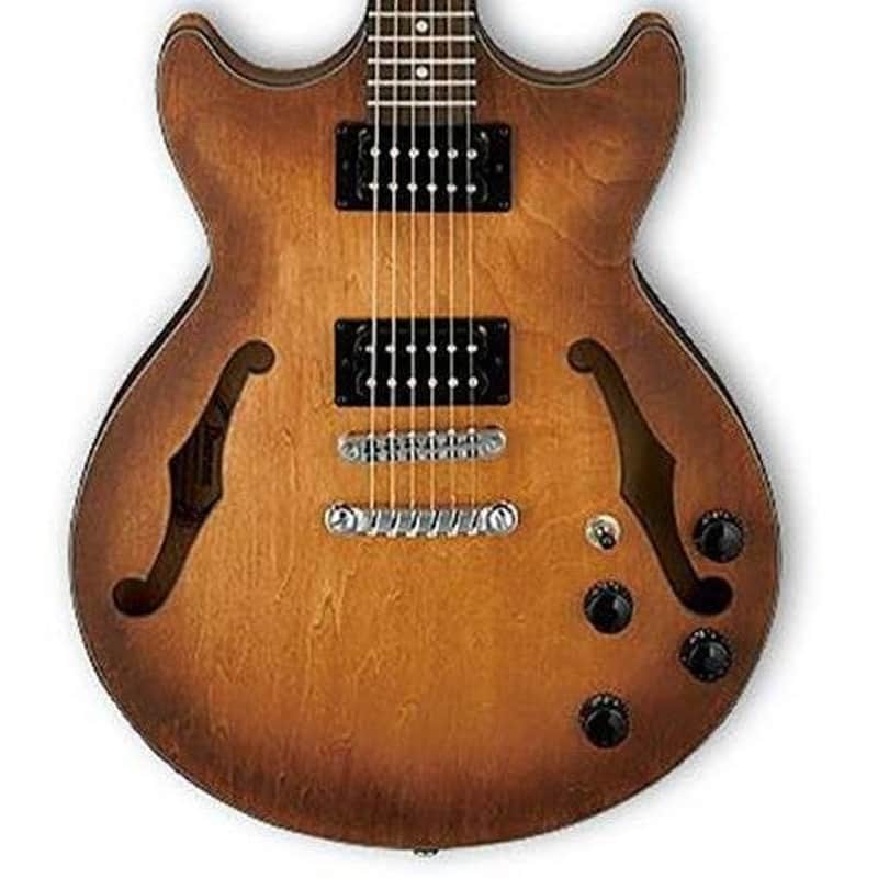 Ibanez AM73B Hollow Body Electric Guitar (Tobacco Flat) image 1