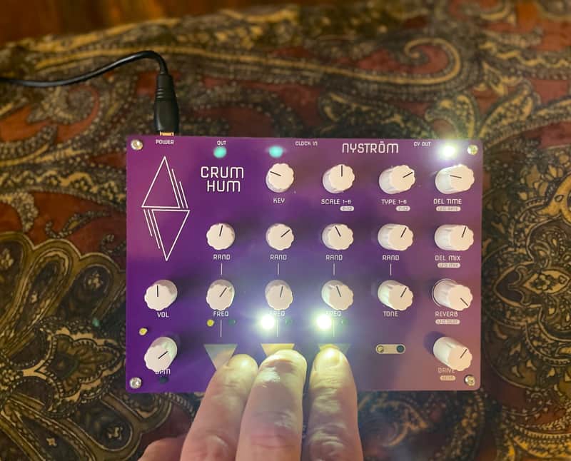 Nystrom Instruments Crum Hum 3-voice experimental and expressive soundscaping synthesizer image 1