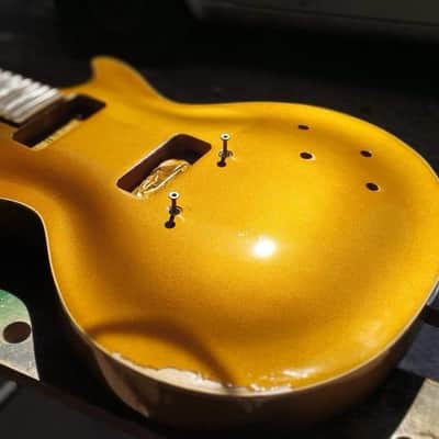 Handyman Les Paul Gold Top All Gold 2019 - All Gold relic image 9