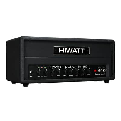 Hiwatt T-Series SUPER-HI 50 50-Watt Hi-Gain Tube Amp Head - Black - Open Box image 1
