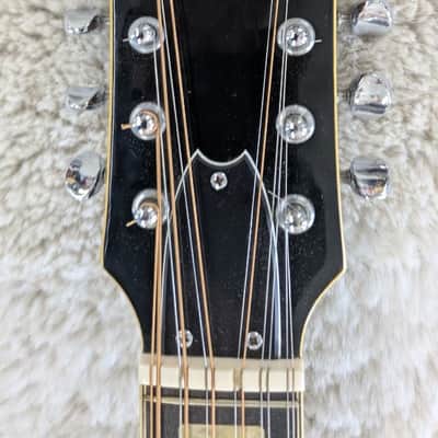 Vintage Epiphone FT-165 Bard 12 Acoustic 12-String Guitar with case - nice shape image 11
