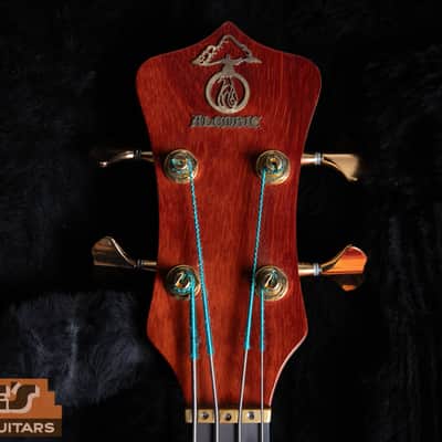 Alembic SCSB4 Stanley Clarke 2002 - Vermillion/Maple image 3