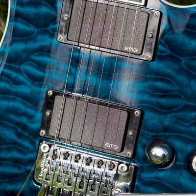 ESP Horizon FR-II BKAQ Standard 2005 Black Aqua image 4
