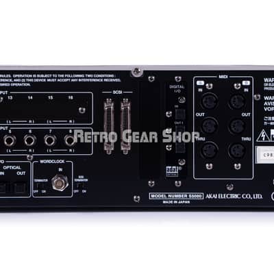 Akai S5000 MIDI Stereo Digital Sampler Rack NOS Mint in Box Vintage image 3
