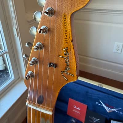 2026 Fender Custom Shop ‘57 Stratocaster SR25 Heavy Relic - Red Sparkle image 8