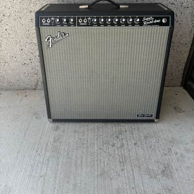 Fender Tone Master Super Reverb 2-Channel 45-Watt 4x10" Digital Guitar Combo 2021 - Present - Black electric guitar amp with foot switch image 3