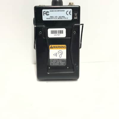 Shure Model P7R-H3 Receiver Beltpack H3 Band: 632-662 MHz for PSM 700 Wireless In-Ear IEM Personal Monitoring Systems PSM700 image 3