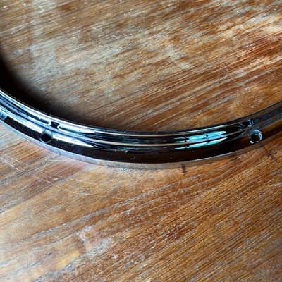 Ludwig No. 4160 16" Twin Channel Die-Cast 8-Lug Hoop 1980 - 1983 - Chrome image 10