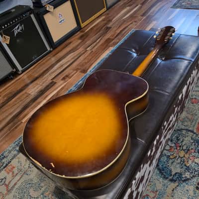 1959 Kay K6116 - Gleaming Auditorium Model - Acoustic Guitar - Sunburst image 19