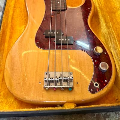 Greco “Gneco” Electric Precision Bass  c 1974 - Natural original vintage MIJ Japan Matsumoku image 3