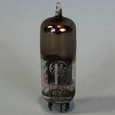 1963 General Electric 6AU8A Vintage 1960s GE Gray Plate D Getter Tube! T448 image 2