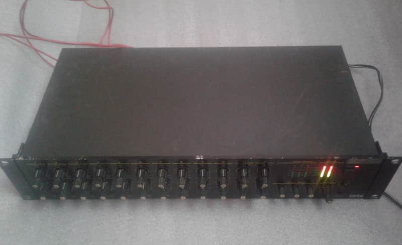 Korg KMX-122 (new April listing 2026) rare analogue high quality rack line 12 channels (18 channels with 3AUX!) mixer, convenient to use with jacks on front and back, pre/post switches rare in small mixers. Also known as a synth / keyboard mixer. image 1