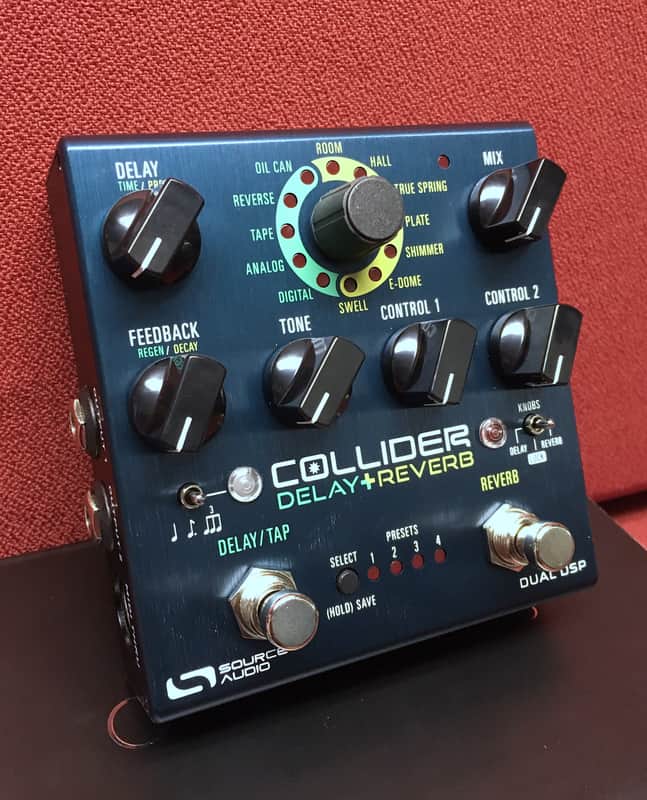 Source Audio SA263 Collider Delay + Reverb  2020-2023 - Blue — MINT IN BOX — image 1