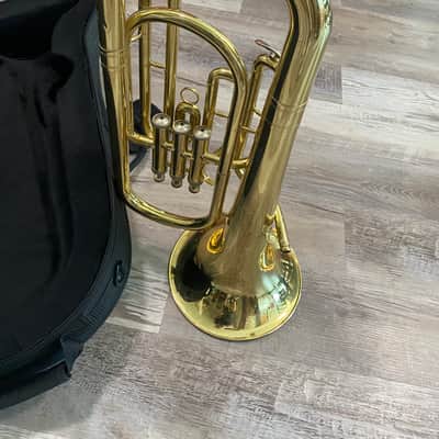 (Mendini) cecilio baritone horn (euphonium) with case and mouthpiece image 4