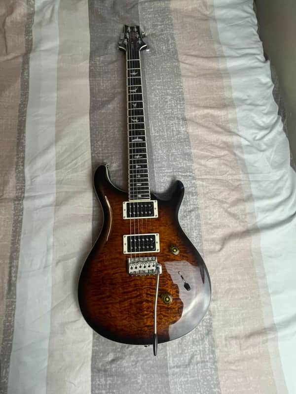 PRS SE Custom 24 Quilt 2023 - 2025 - Black Gold Burst image 1