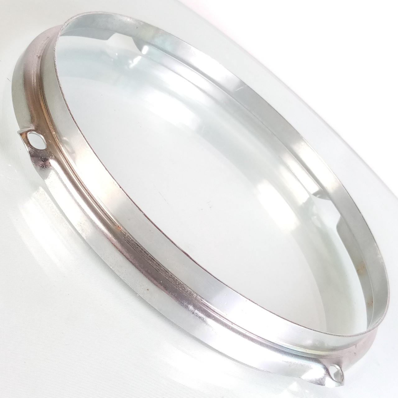 Ludwig 8" 4-Lug Bongo Drum Stick-Chopper Batter Rim/Hoop Chrome Vintage 60s-70s — main photograph