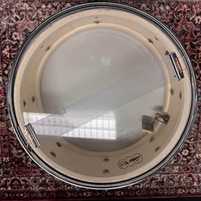 Ludwig No. 908 Jazz Festival 5x14" 8-Lug Snare Transition Badge (1958 - 1960) - Silver Sparkle (VIDEO) image 11