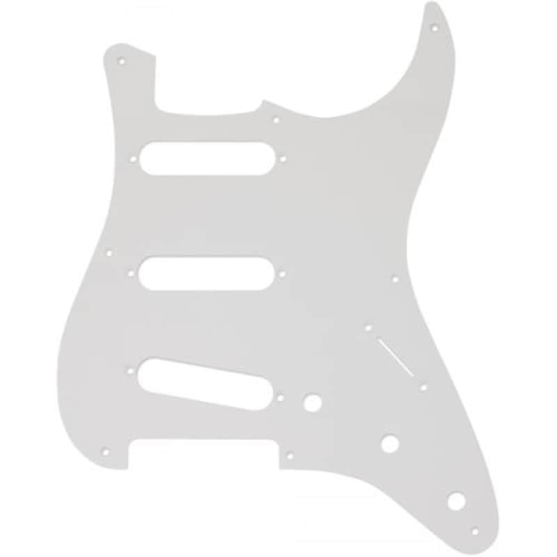 White Pickguard - Fender®, Vintage '50s Strat, 8-Hole image 1