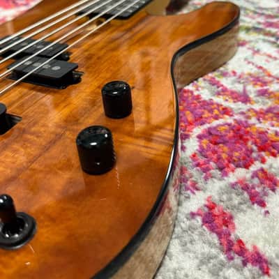 Schecter Michael Anthony Signature MA-5 - Gloss Natural Koa image 1