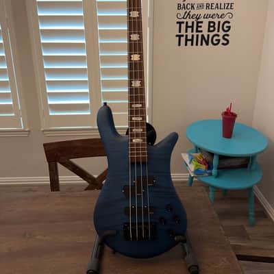NEW Spector Euro 4 LX Black & Blue Matte with Hard Case image 4