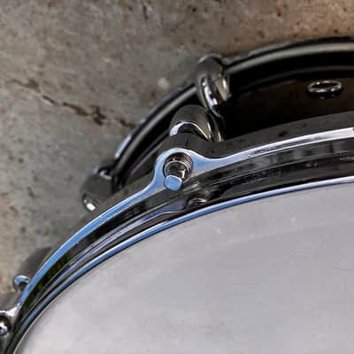 ✮ULTRA RARE✮Vintage✮YAMAHA OAK Custom ✮14" x7 " SNARE✮MUSASHI BLACK✮+ ALUMINIUM DIE CAST ! image 12