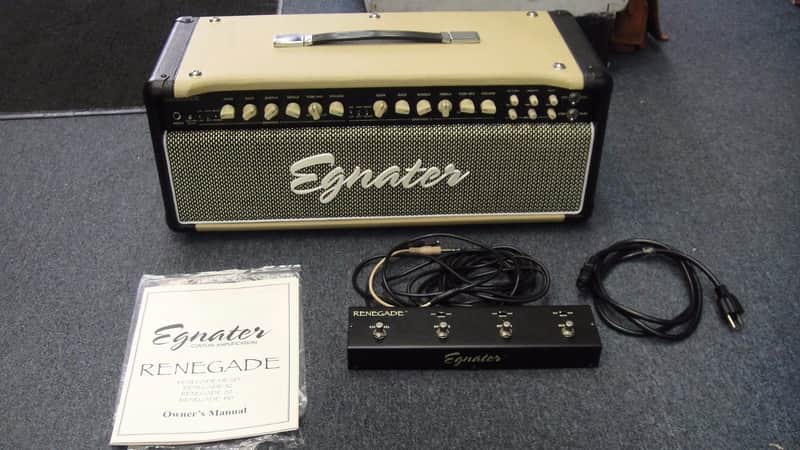 Egnater Renegade Head 65-watt Two-Channel Guitar Tube Head w Egnater Renegade Head 65-watt Two-Channel Guitar Tube Head w