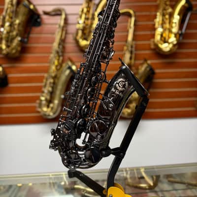 Cannonball Raven A5 Black Big Bell Stone Series Alto Saxophone CUSTOM ENGRAVED! image 23