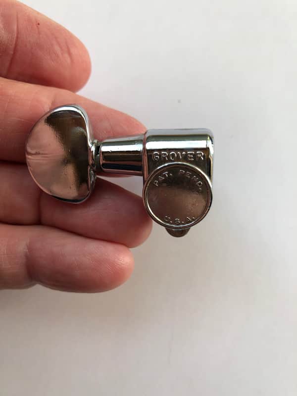 1960's Grover Pat. Pendering Rotomatic Tuner Chrome image 1