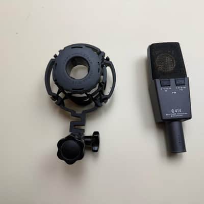 AKG C414 XLII Large Diaphragm Multipattern Condenser Microphone 2010s - Black image 6