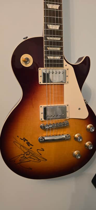 Neil Giraldo | Signed and Stage Played Gibson Les Paul Standard 1960s Solid Body Electric Guitar, Bourbon Burst image 1