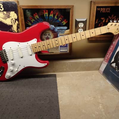 Eric Clapton Artist Series Stratocaster 1st Year- 1988-89-Rare Torino Red--Super Clean image 1