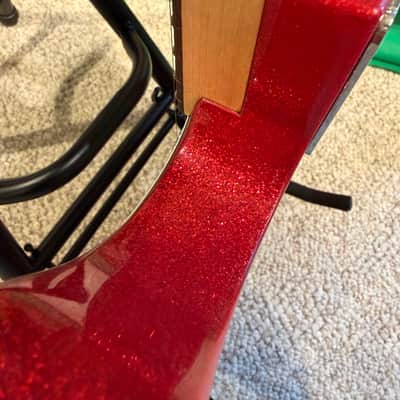 Squier FSR Bullet Telecaster Red Sparkle - Fender decal mod image 10