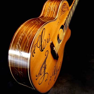 Blueberry Handmade Grand Concert Acoustic Guitar Music Motif image 10