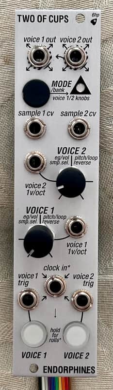Endorphin.es Two of Cups Eurorack Synth Module 2021 - Present - Silver image 1