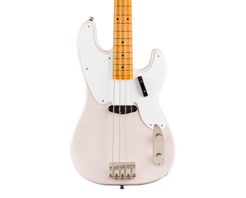 Used Squier Classic Vibe '50s Precision Bass - White Blonde w/ Maple FB image 1
