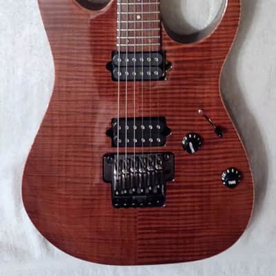 Ibanez Prestige RG3120F-DAM Electric Guitar - Dark Amber image 1